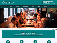 Tablet Screenshot of drwoodshearing.com